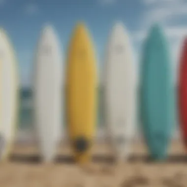 Comparison chart of skill levels and corresponding surfboard types