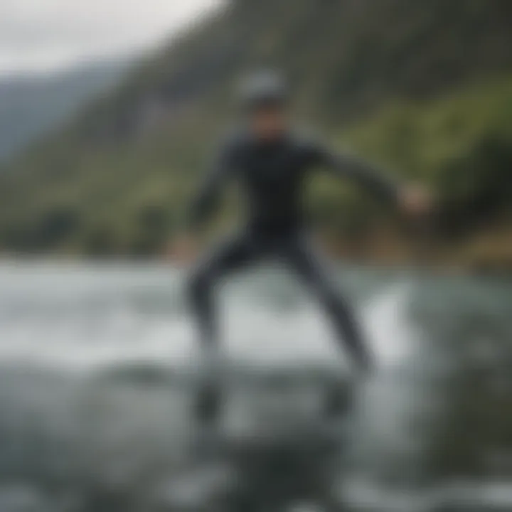 Patagonia wetsuits in action during water sports