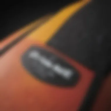 Close-up of the durable material used in the Dakine Noserider Surfboard Bag