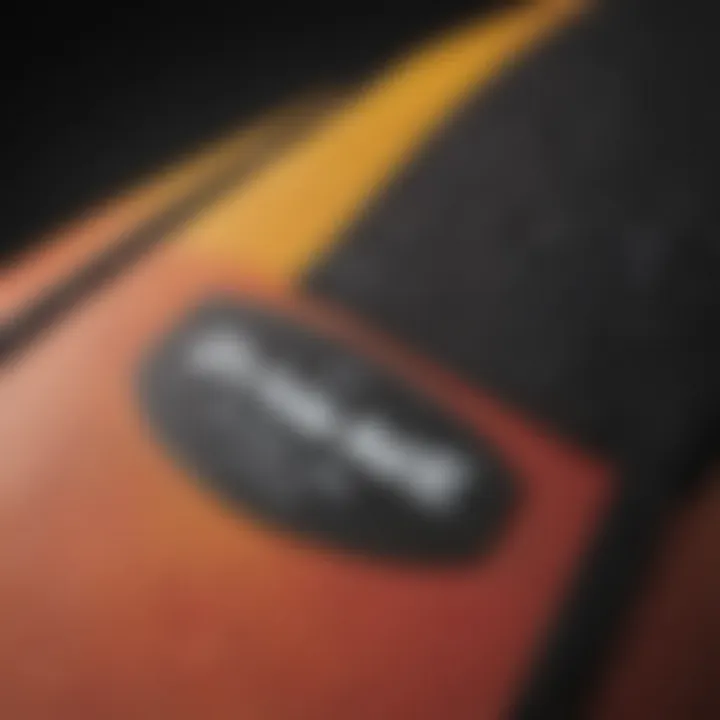 Close-up of the durable material used in the Dakine Noserider Surfboard Bag