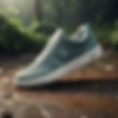 Sustainable Innovations in Lace-Free Footwear An eco-friendly symbol placed alongside DC Shoes, emphasizing their sustainable design.