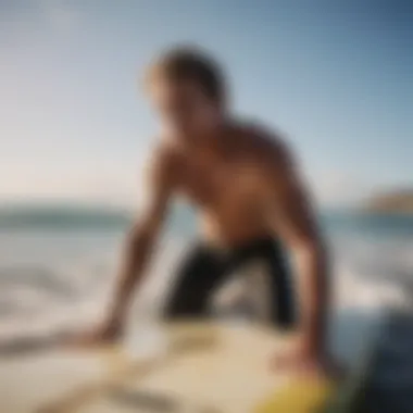 Applying Surf Wax Effectively Application method of surf wax on a surfboard