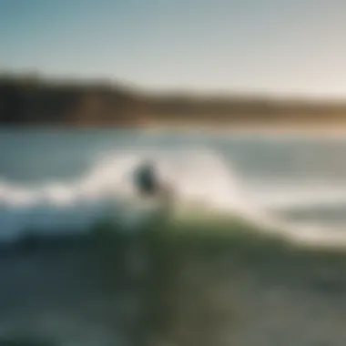 Diverse kitesurfing community enjoying the waves