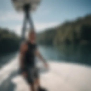 Installation of a Krypt wakeboard tower on a boat