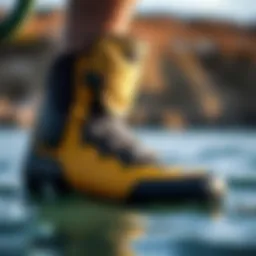 Innovative design of Liquid Force boots showcasing their streamlined structure