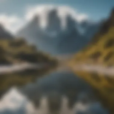 Beautiful landscape representing the outdoors and sustainability