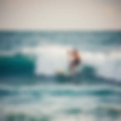 Dynamic performance of a paddleboard rider in ocean waves