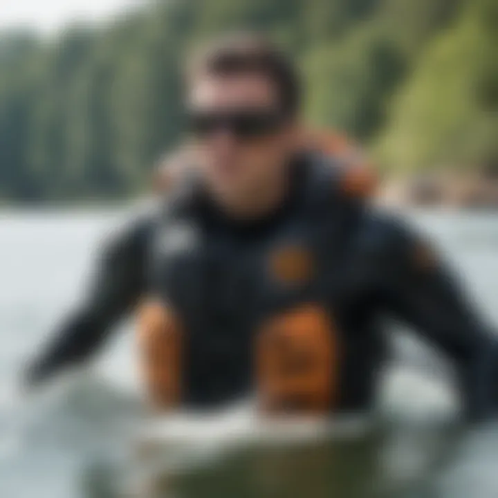 Body Glove Stealth Life Jacket in action during water sports