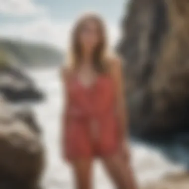 Styling options for the Rip Curl romper in a casual setting