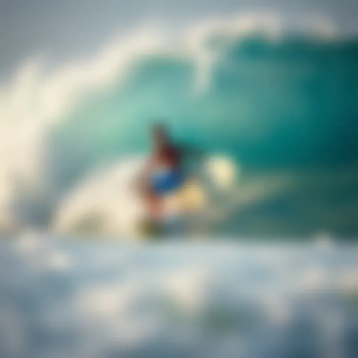 Surfing the Mykonos Waves Surfing the unique waves of Mykonos beach