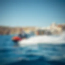 Thrilling jet skiing experience in Mykonos waters