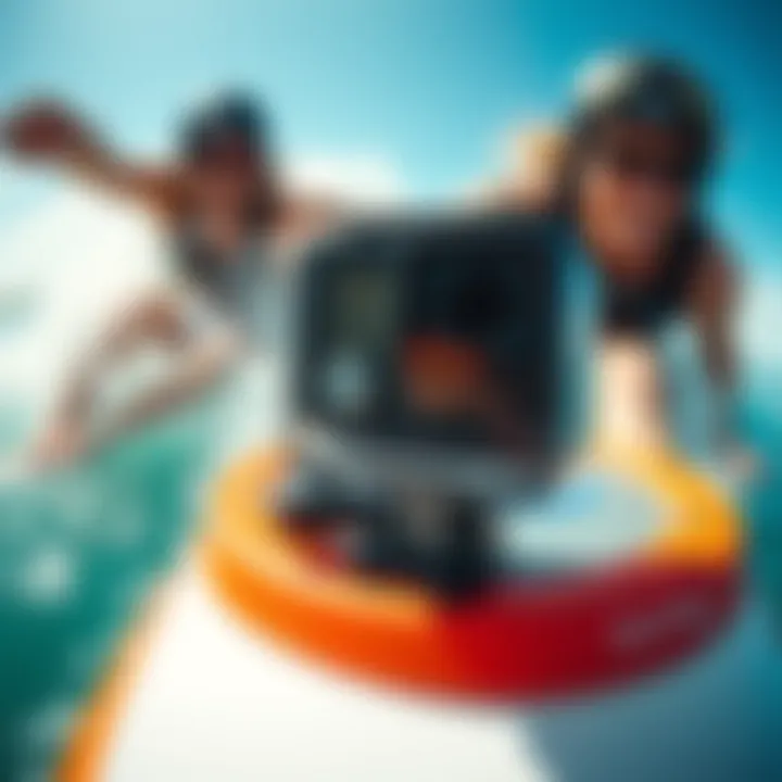 GoPro Cube Camera in action during water sports