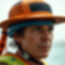 Close-up of the Hydro Coronado Hat showcasing its intricate design