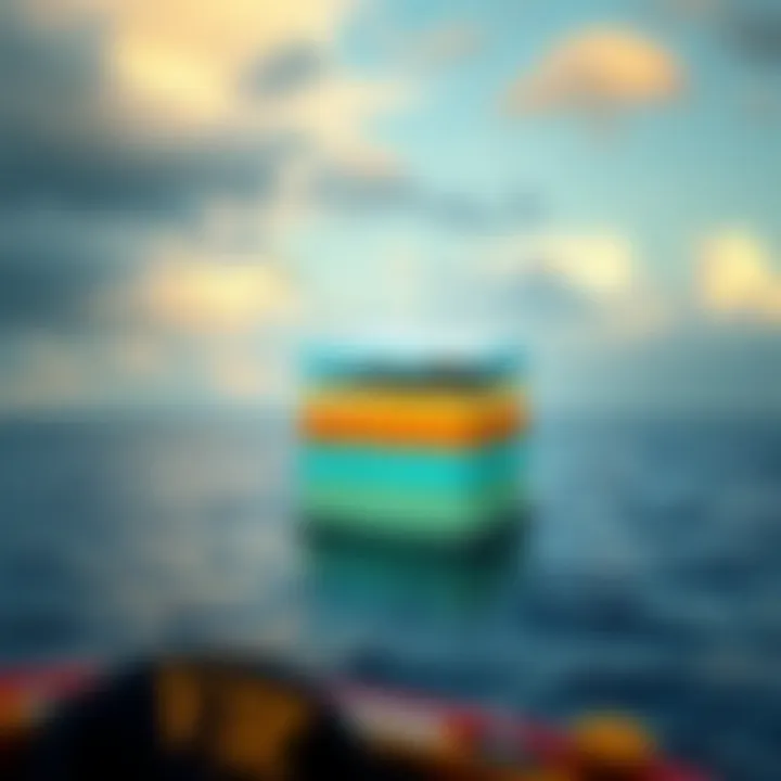 Layers of the Atmosphere Illustration of atmospheric layers with labels