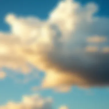 Cloud Types and Their Implications Graphic depicting different types of clouds and their characteristics