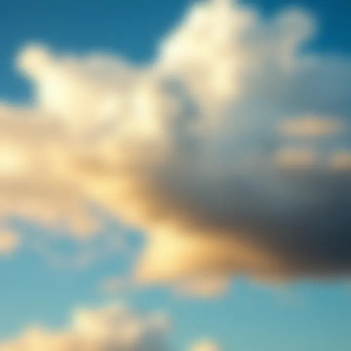 Cloud Types and Their Implications Graphic depicting different types of clouds and their characteristics