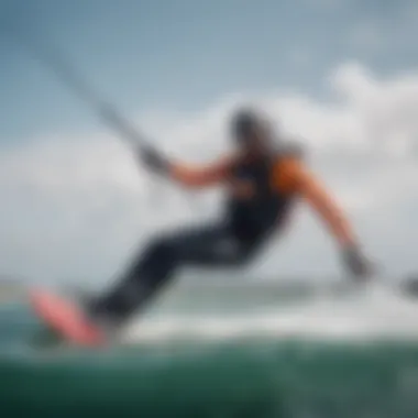 Safety gear and equipment setup for a safe kiteboarding session