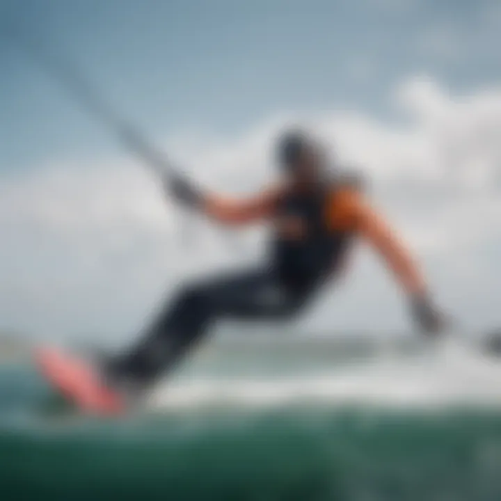 Safety gear and equipment setup for a safe kiteboarding session