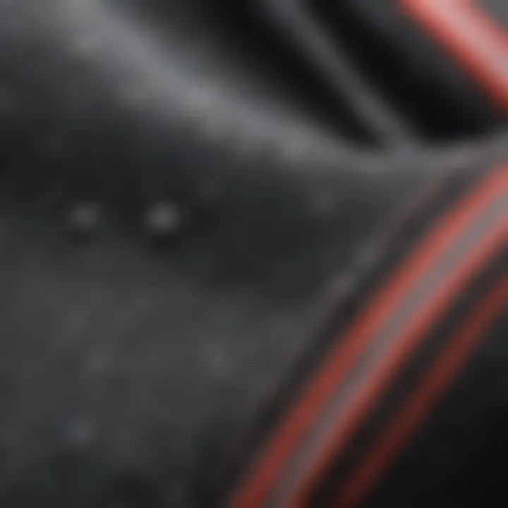 Close-up of O'Neill top fabric highlighting its unique texture and durability