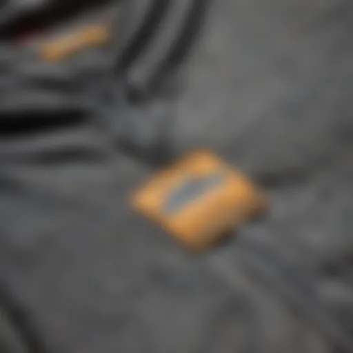 Close-up view of the Patagonia Trail Harbor Hoody showcasing its fabric texture