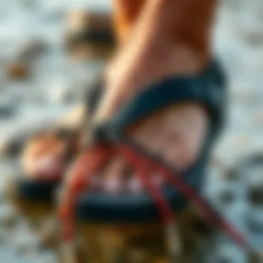 Durable Materials of Reef Fanning Sandals Materials used in the construction of Reef Fanning sandals, emphasizing durability and comfort