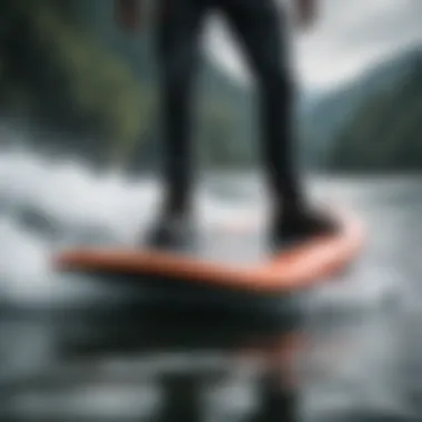 Safety First: Essential Gear for Foil Boarding Safety gear and equipment for using a foil board in water sports