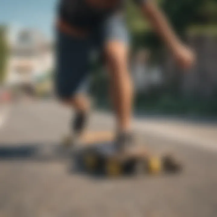 A group of longboarders enjoying a community ride