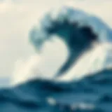 The Great Wave off Kanagawa capturing the essence of nature's power.