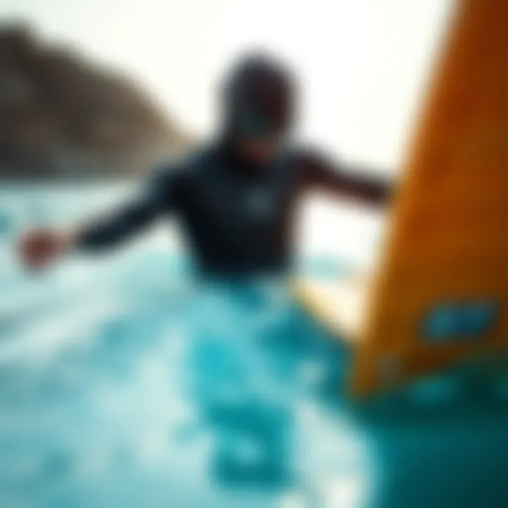 Wetsuit Performance in Aquatic Settings Person testing wetsuit in water environment