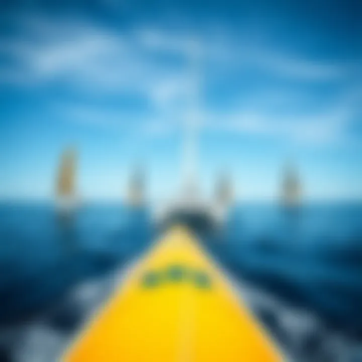 Sailing Adventure: Navigating Through Serenity Sailboats gliding gracefully on calm waters