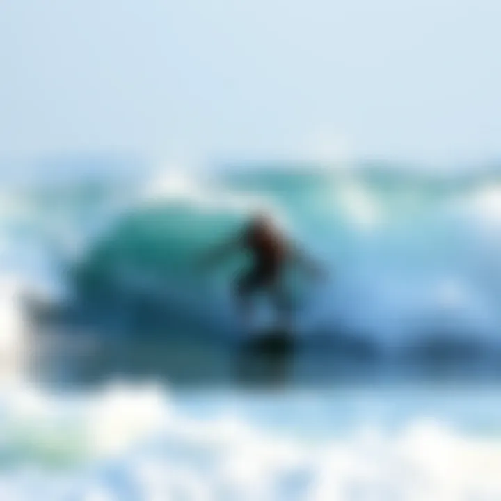 Thrilling Surfing Action at Zicatela Surfers riding powerful waves at Zicatela Beach